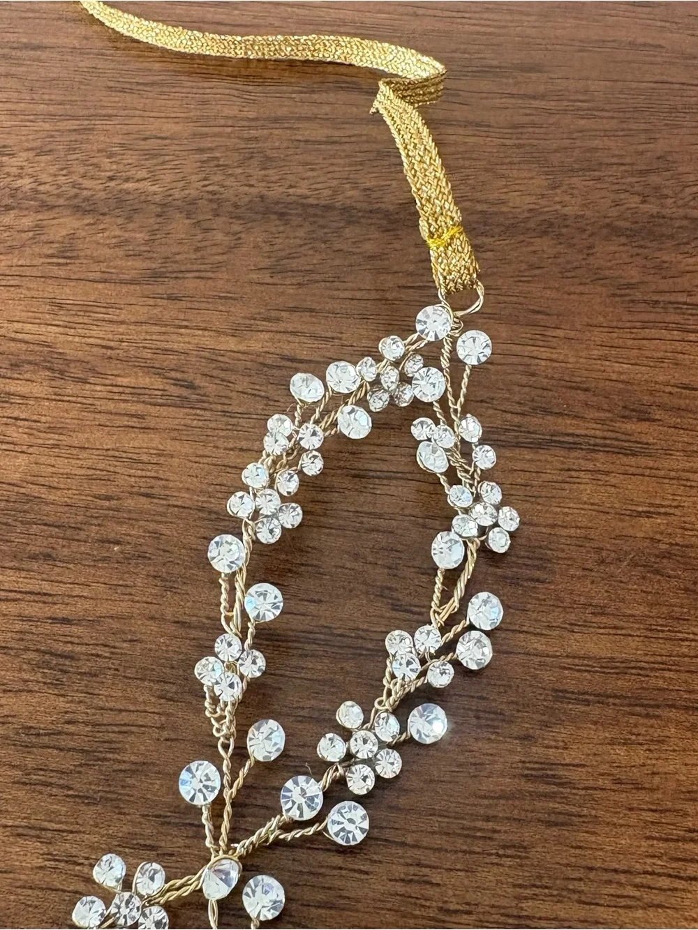 Twigs & Honey Rhinestone Blossom Infinity Hair Vine
